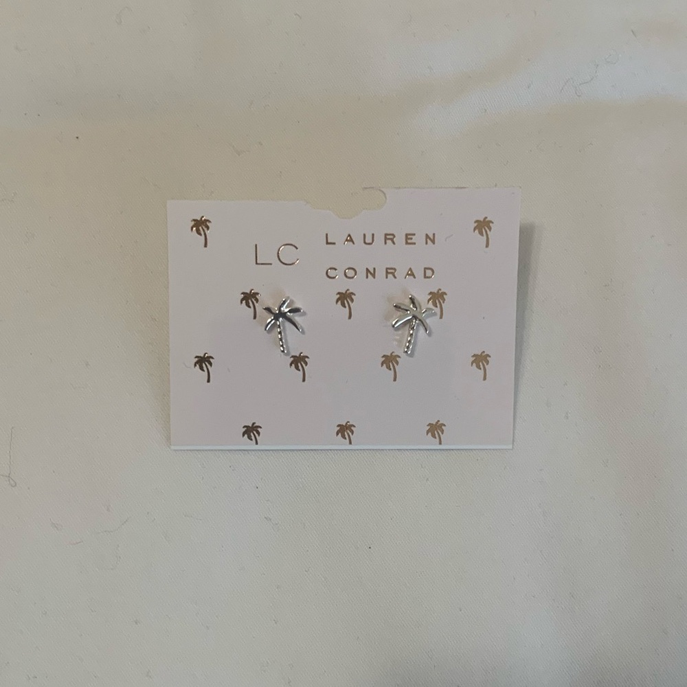 Lauren Conrad Palm Tree Earrings